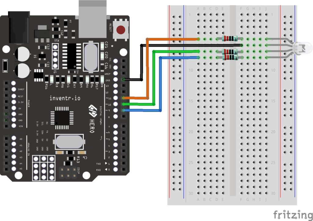 RGB LED Wiring Diagram