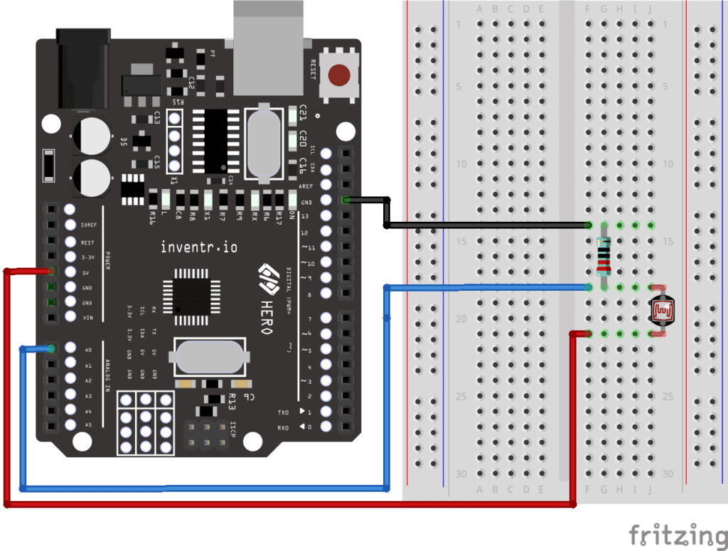 Photoresistor wiring diagram
