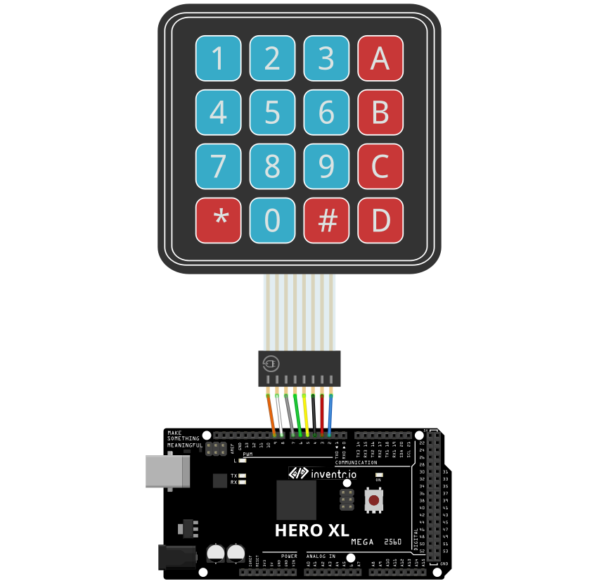 Keypad wiring diagram