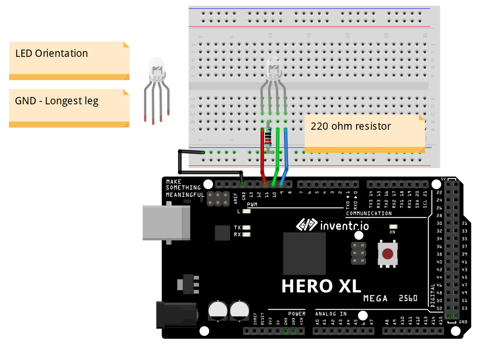 RGB LED Wiring Diagram