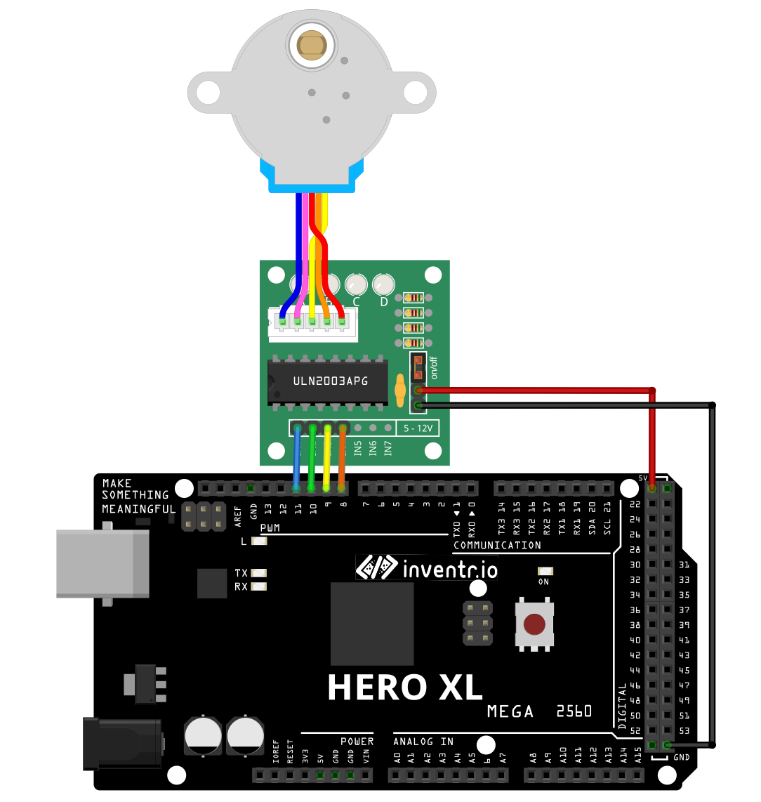Stepper Motor Wiring Diagram